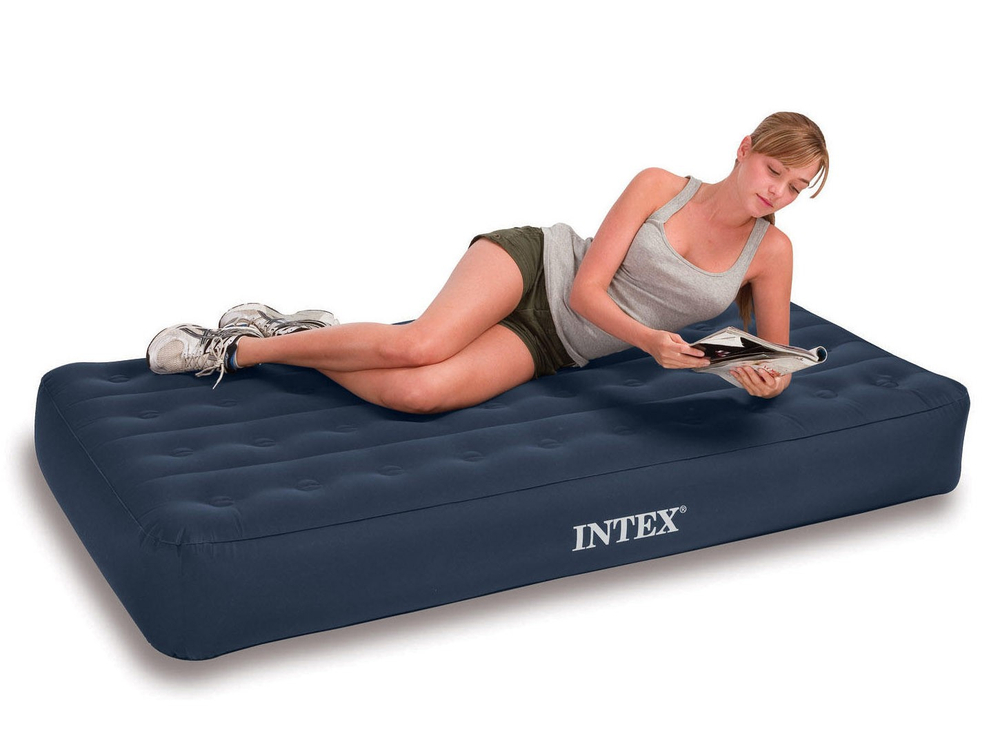 Надувной матрас Intex, 102х191х23 см.
