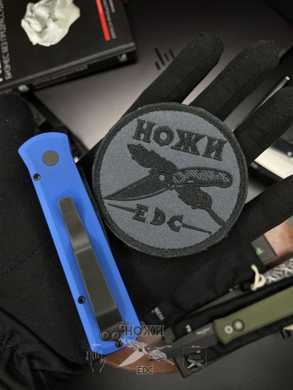 Складной нож Pro-Tech GODSON 721Blue c клинком из стали 154CM, рукоять алюминий