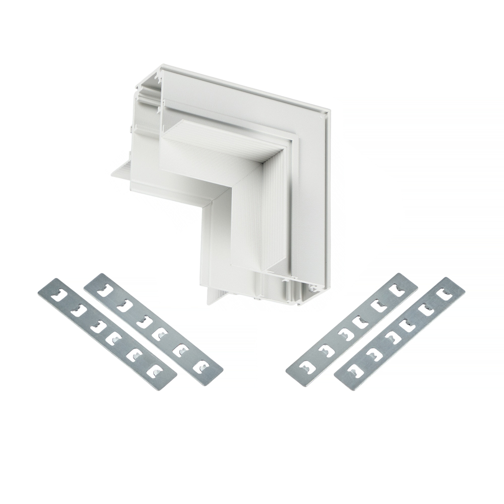 Коннектор соединитель угловой для встраиваемого шинопровода MyFar Accessories for MagLine 23 MT0200-CLW-W