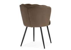 Стул на металлокаркасе Coral сappuccino / black