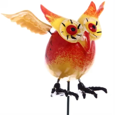 Фигура на спице «Филин» 10*40см для отпугивания птиц
