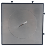 Лючок в пол 2 мод. (1 мод. 45х45 мм),  нержавеющая сталь,  IP65