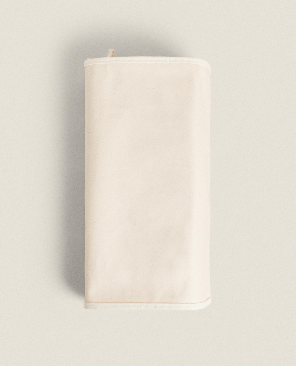 Zara Home Коробка для хранения из хлопка, цвет бежевый, 70 см