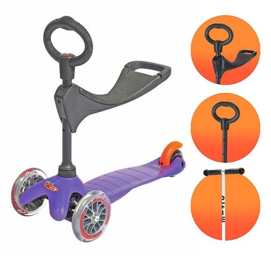 Самокат Mini Micro 3 в 1 Сиреневый