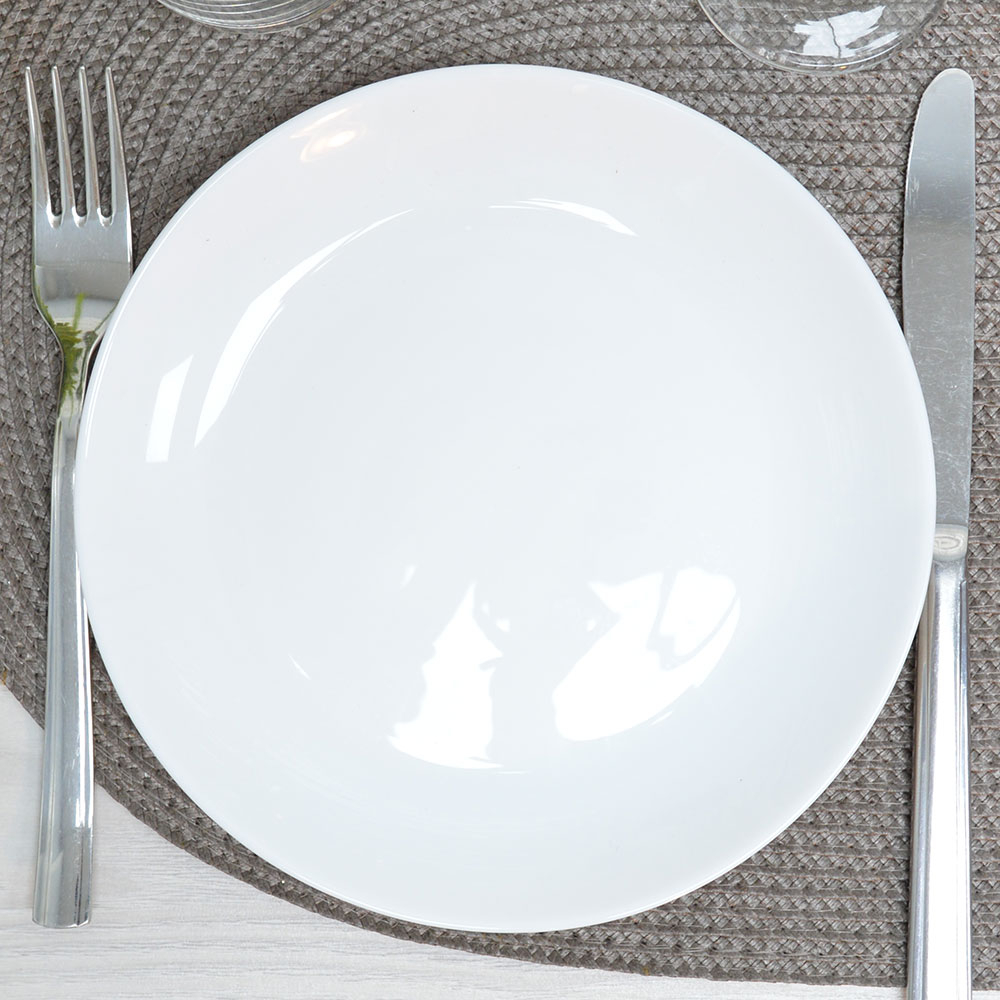 Тарелка плоская 19см Клер, стеклокерамика, Jewel