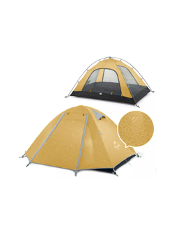 Палатка Naturehike P-Series 2-местная, алюминиевый каркас, желтая