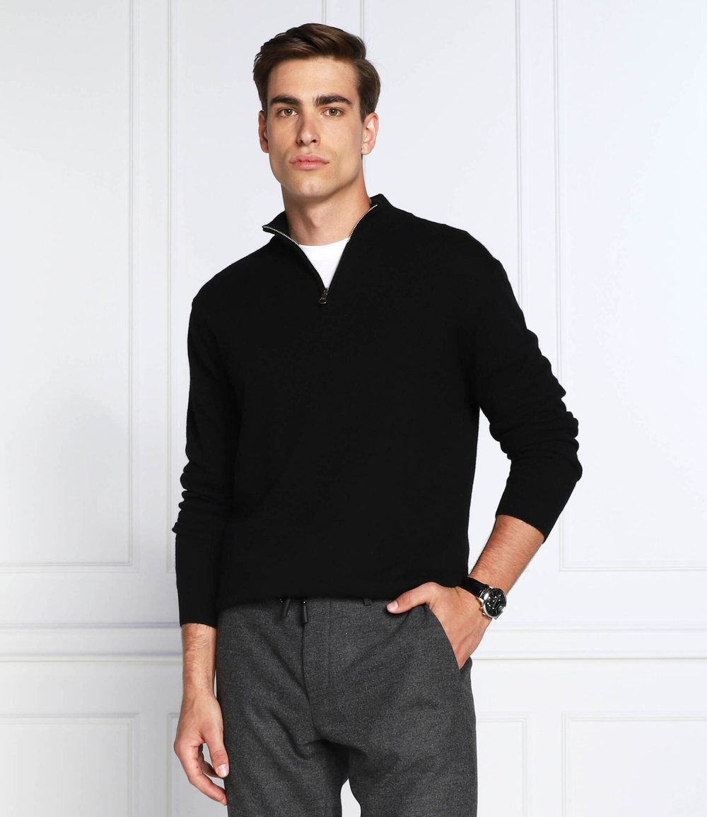 свитер Oscar Jacobson - черный(69264954)