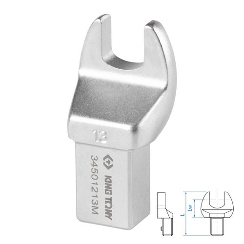 KING TONY (34501213M) Насадка рожковая серии "FIT", 13 мм, 14х18 мм