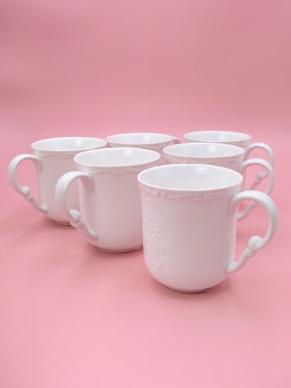 Набор кружек 350 мл. 6 штук "Орнамент"