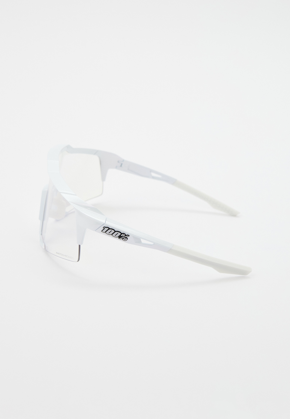 Спортивные очки 100% SPEEDCRAFT LE Bastille - Pearl White Glitter - Blue Mirror Photochromic Lens
