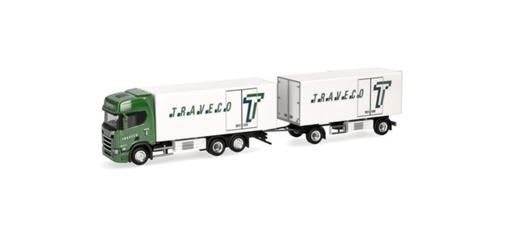 Грузовик Scania CR20 HD "Traveco", прицеп рефрижератор