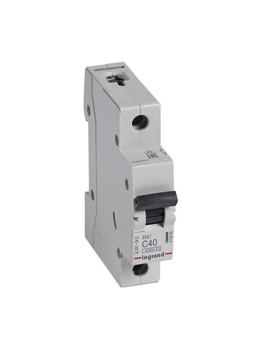 Автоматический выключатель Legrand RX3 1P 40А (C) 4.5кА Легр