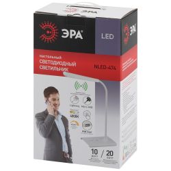 Настольный светильник ЭРА NLED-474-10W-W светодиодный белый
