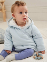 Куртка с запахом для малышей Next K82-018, Голубой