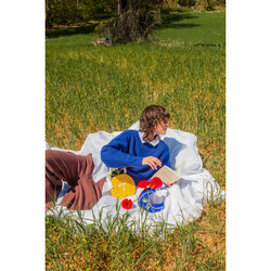 Ваза для цветов 18см Doiy Moon синяя