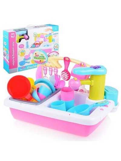 Игровой набор (Кухня).Размеры кухни в собранном виде 39х26х24см, в коробке (QF26243P)