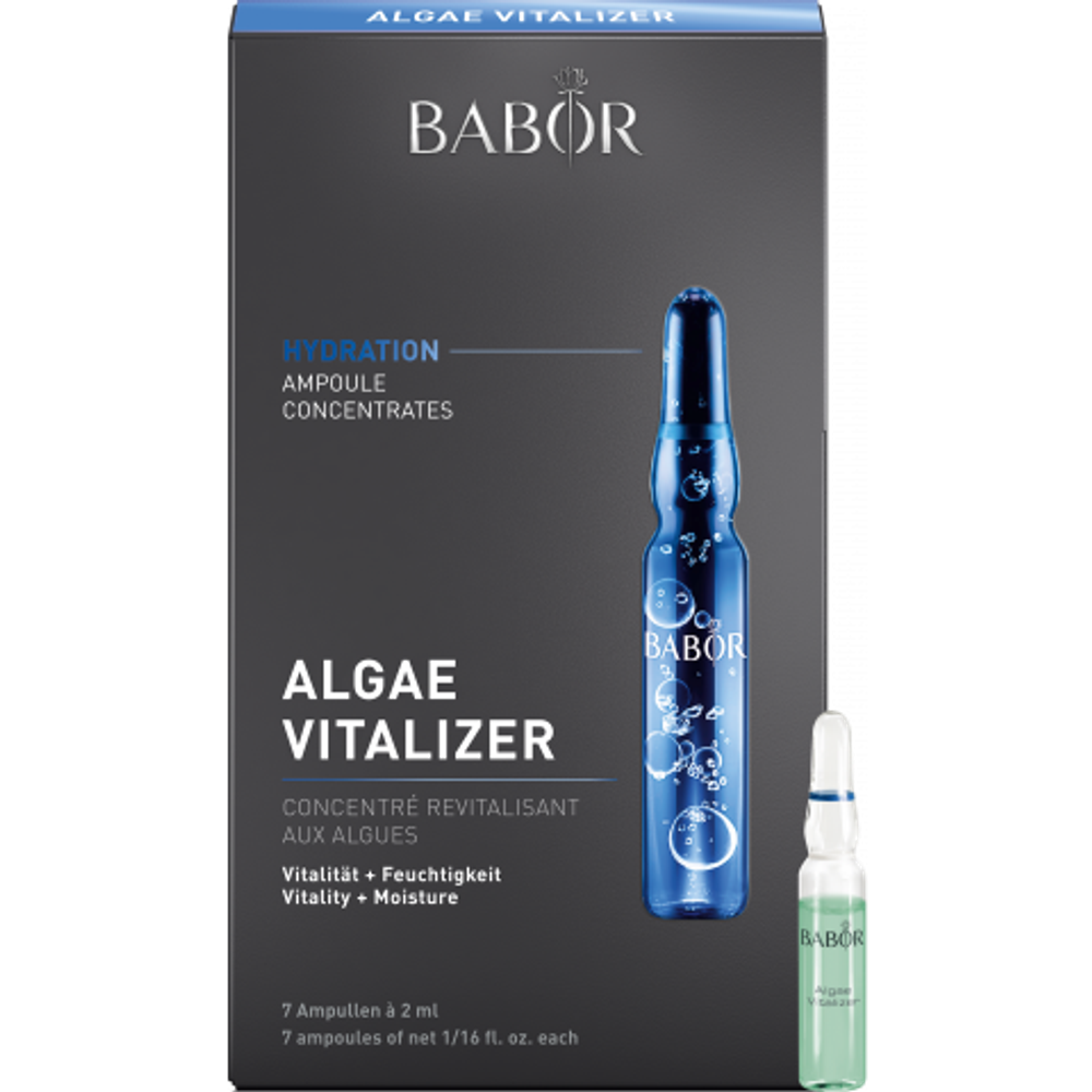 Ампулы для лица с водорослями BABOR Ampoule Concentrates Algae Vitalizer 7 X 2 ML