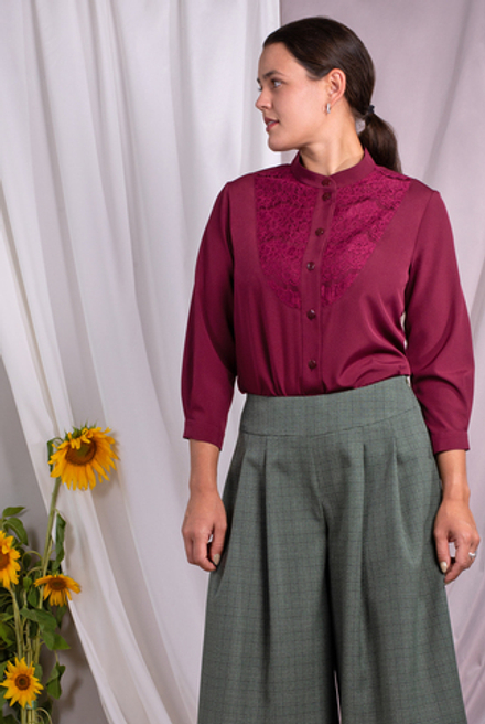 Блузка с кружевом 3440ВЕ