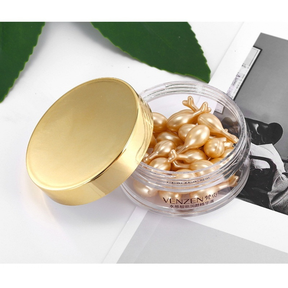 Капсулы с омолаживающей сывороткой для лица, 30 капсул по 0.34г.