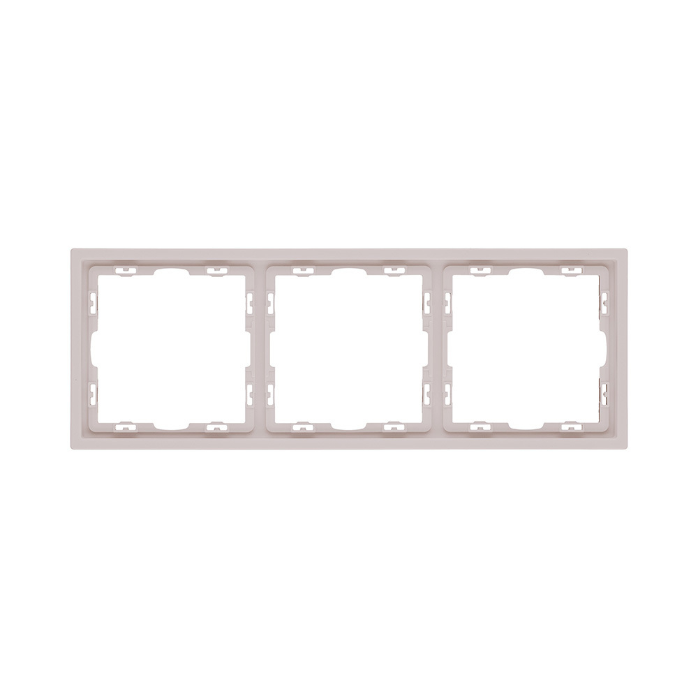 Рамка 3-постовая, кашемир матовый Kollinger Eclipse EC3CM