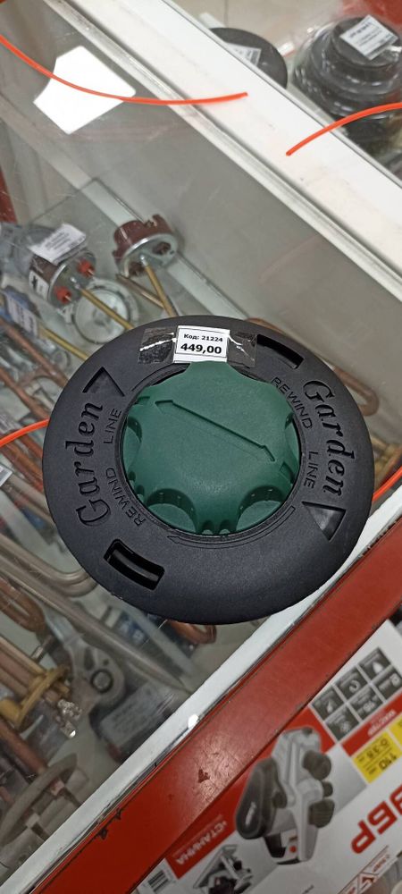 Катушка триммера РЫСЬ TH-24  М10х1,25, автоматич, зеленый сердечник