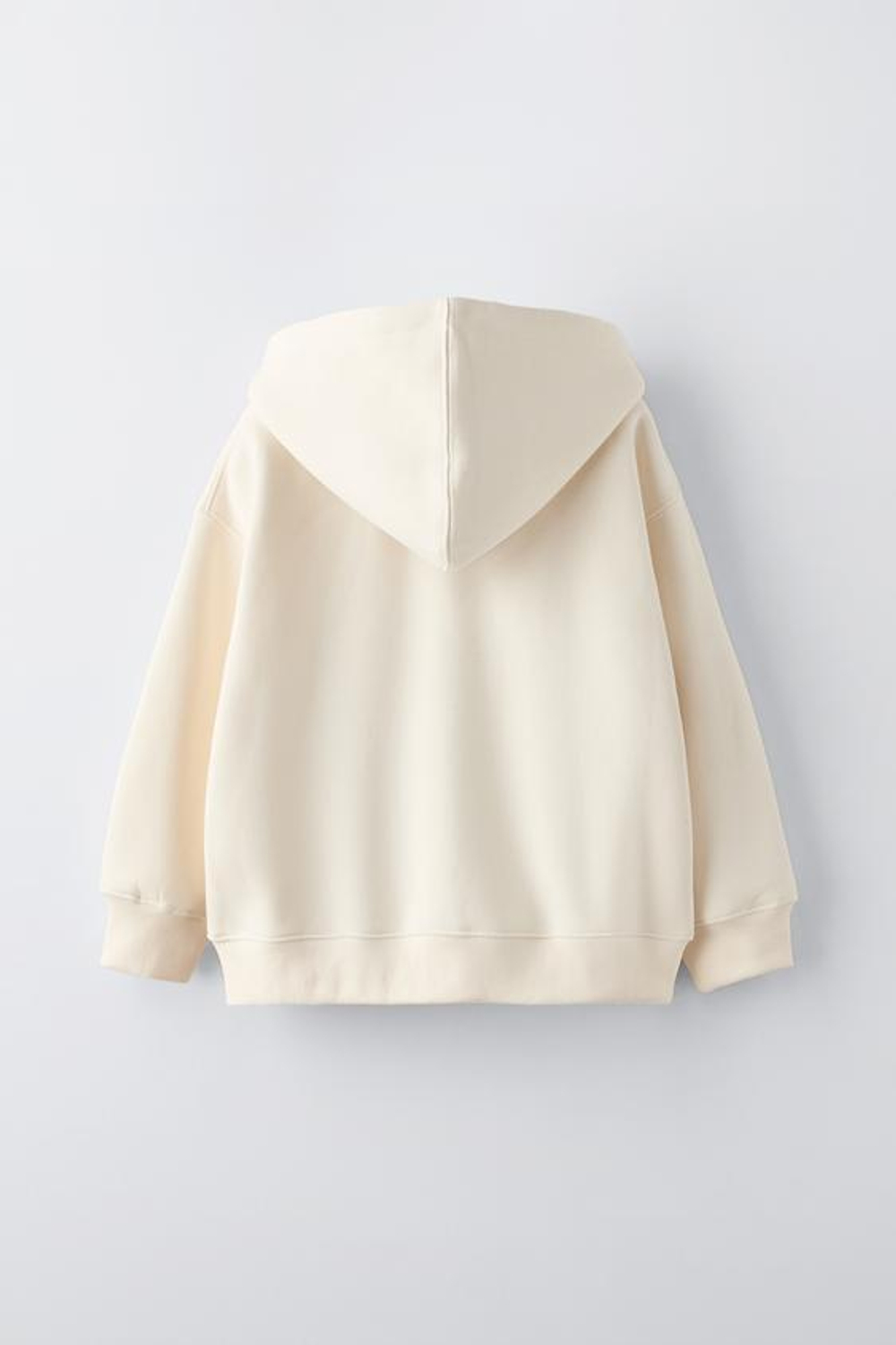 ZARA ХУДИ С МОЛНИЕЙ, ЭКРЮ