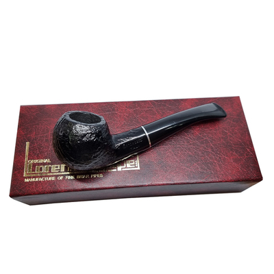 Трубка "Lorenzetti" Sandblast Black Охладитель Model 24 (Бриар) (Италия)