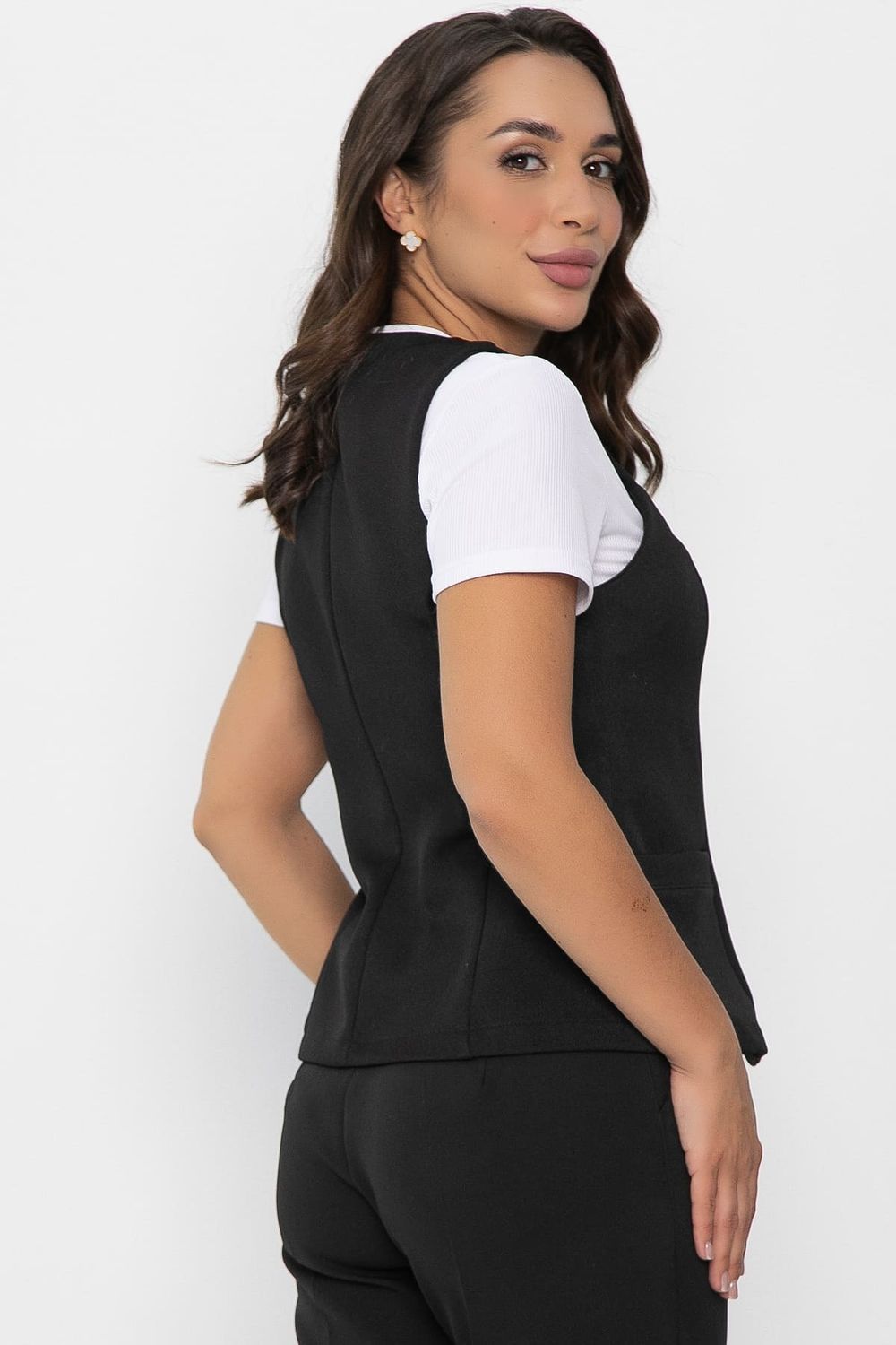 Жилет Мэнсфилд (черный) Б14085-13М LT Collection