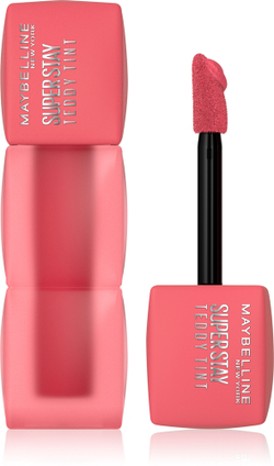 MAYBELLINE NEW YORK SuperStay Teddy Tint - Товар: стойкая помада с матовым эффектом оттенок 40 Petalcore, 5 ml
