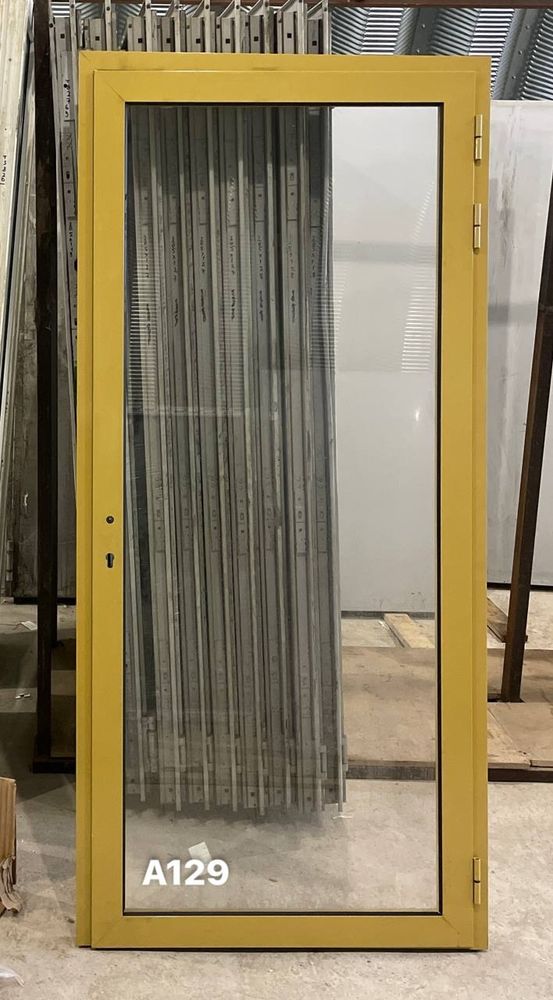 Алюминиевая Дверь Новая 204(в) х 94(ш) Входная