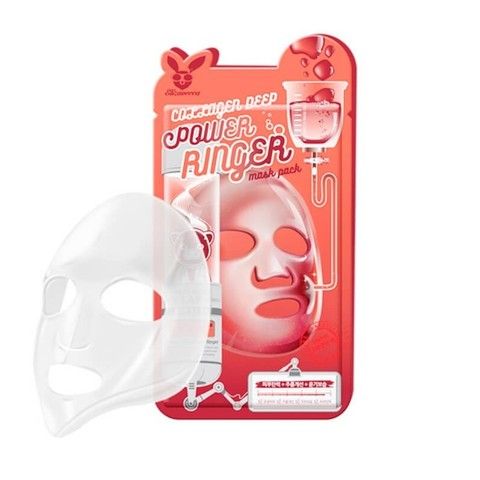 ELIZAVECCA МАСКА ТКАНЕВАЯ ДЛЯ ЛИЦА С КОЛЛАГЕНОМ DEEP POWER RINGER MASK PACK COLLAGEN, 23 ML