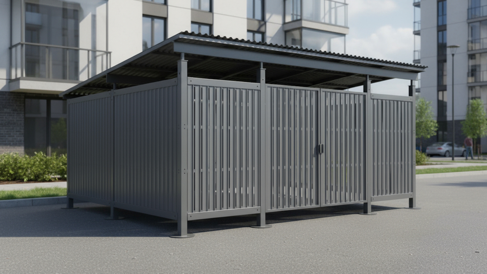 Контейнерная со штакетником SK00102