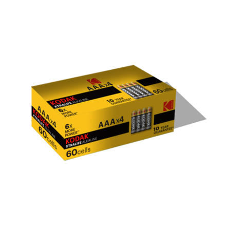 Батарейки Kodak LR03-4S XTRALIFE Alkaline [K3A-S4]