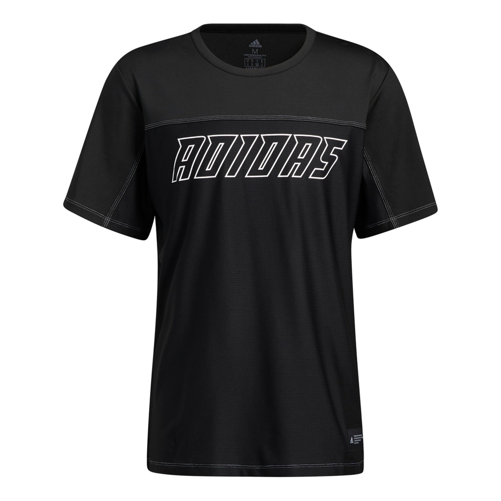 Мужское теннисное поло adidas Hype T-Shirt Men - Black, White