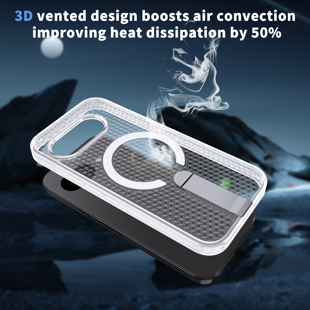 Прозрачный чехол Mesh Pro Magnetic Case для Google Pixel 9А