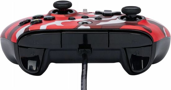 Геймпад проводной PowerA "Camouflage Red" (Камуфляж красный) Enhanced Wired Controller for Xbox Series X/S (1518910-01) (Xbox One/Series X/S/PC)