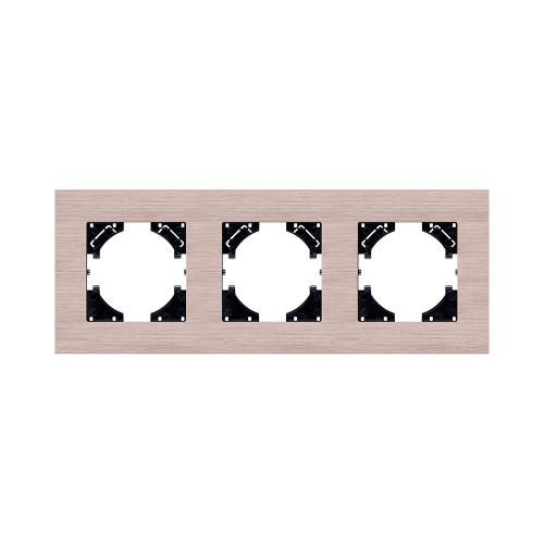 Рамка 3-постовая, золотой Kollinger Reflex AL RA3GD