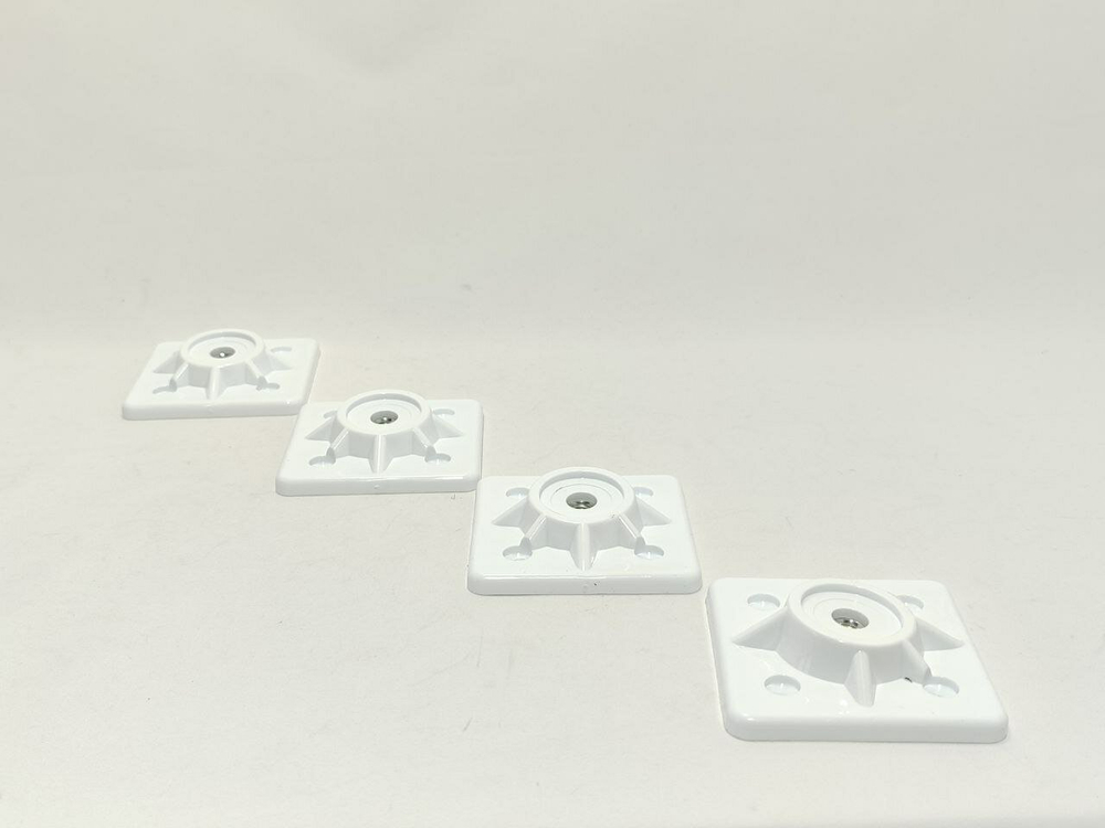 Крепление для мебельных ножек Ширина 7 см, диаметр отв 10мм/ 4 штуки