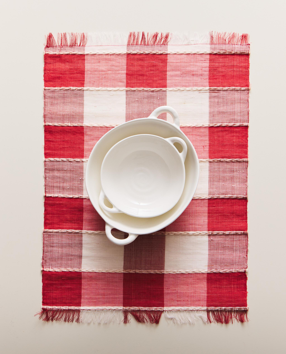Zara Home сервировочная салфетка из смесовой ткани, клетка, 50 35 см