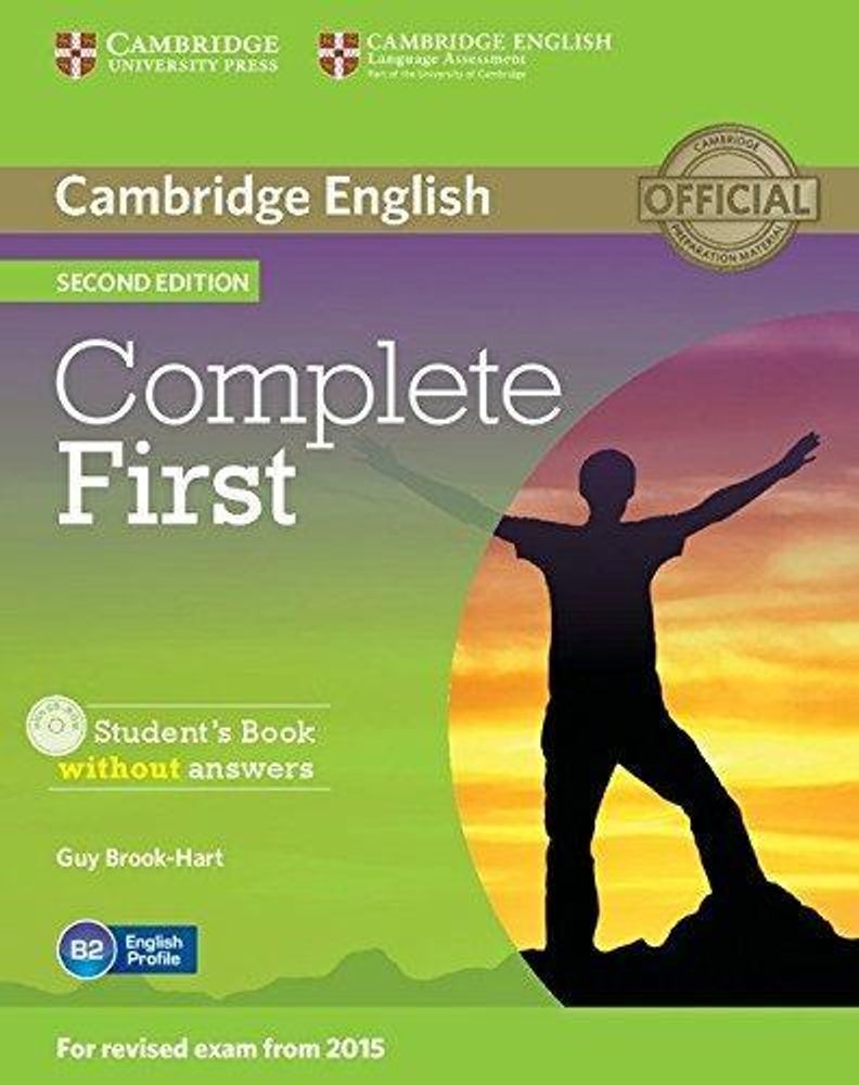 Complete First Second edition (for revised exam 2015) Student&#39;s Book without answers with CD-ROM