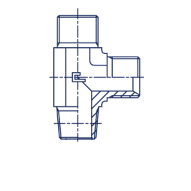 Штуцер FLC BSP 1/2 - BSPT 1/2