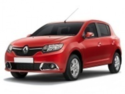 Автоковрики для Renault Sandero II, рестайлинг. Рычаг бензобака посередине порога (2018-2021)