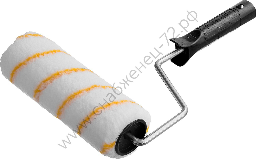ЗУБР ГИРПАИНТ 48 мм, 180 мм, полиакрил, Малярный валик с ручкой, ПРОФЕССИОНАЛ (03511-18)