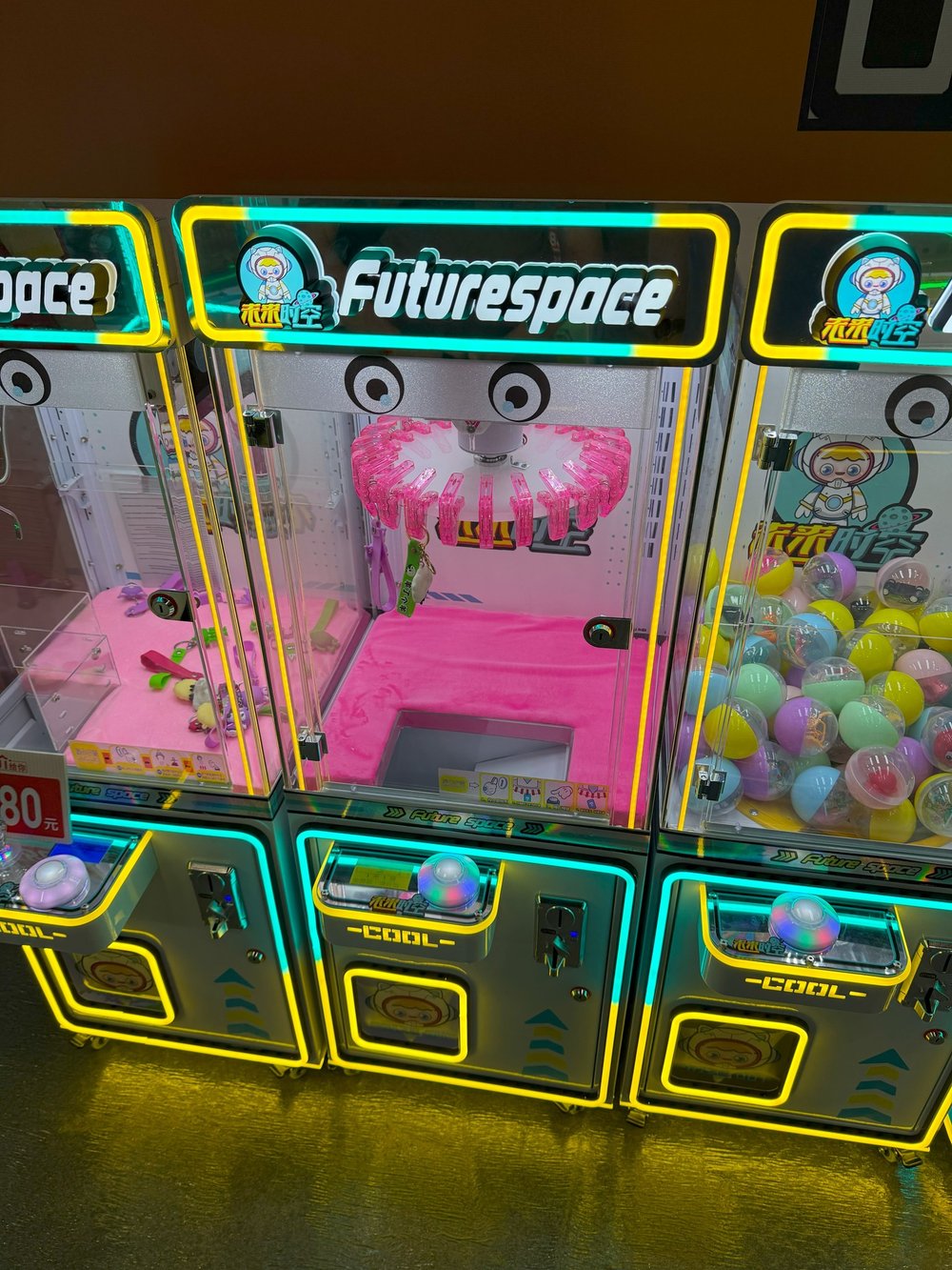 Призовой автомат прищепка мини "Future space"