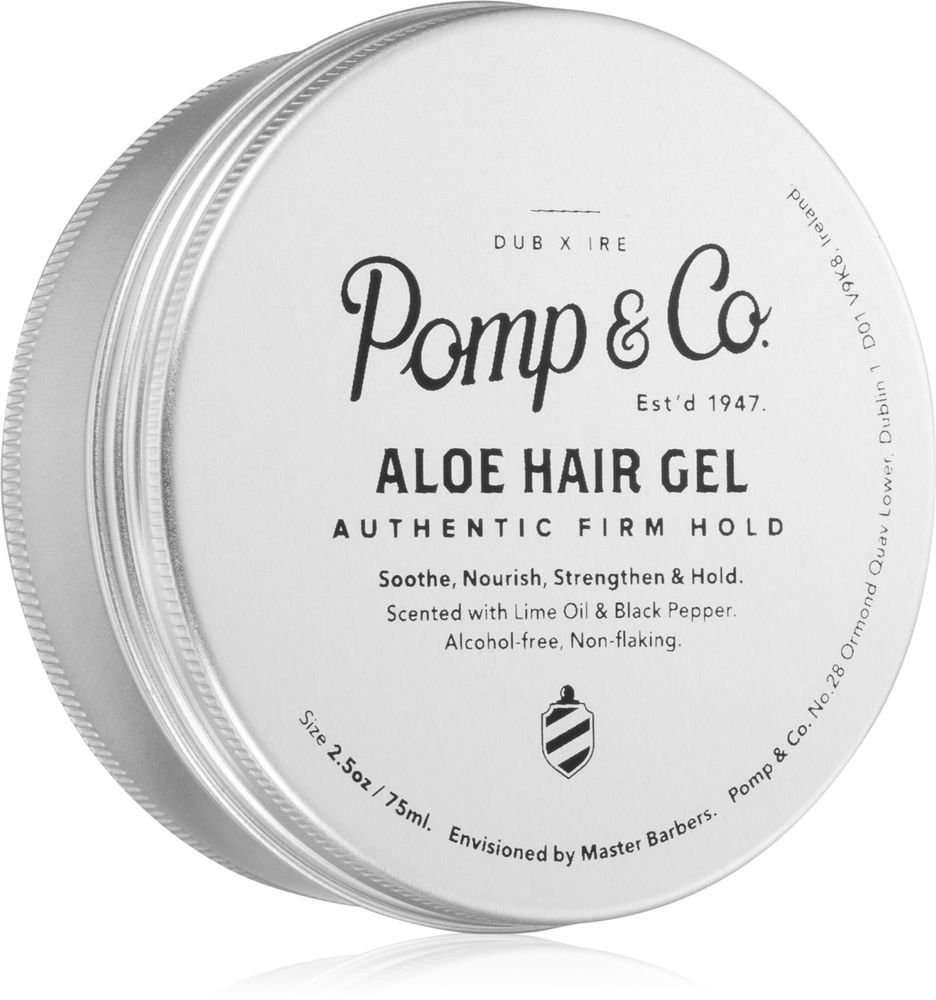 Pomp &amp; Co гель для волос с алоэ вера Hair Gel Aloe