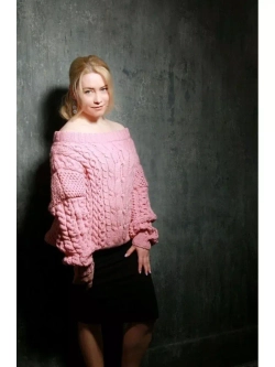 Свитер с аранами