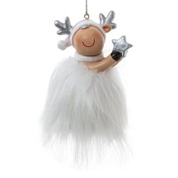 GAEM Фигурка декоративная подвесная "Олень", L6 W6 H10 см, 2в.