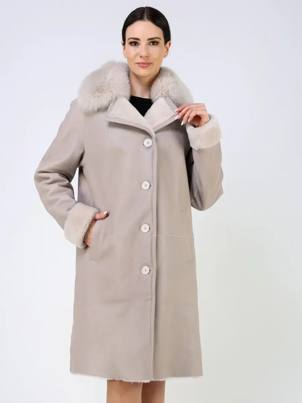 Дубленка зимняя натуральная Турция