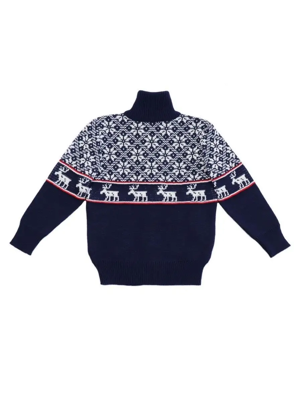 Кофта вязаная на молнии "Нордик"