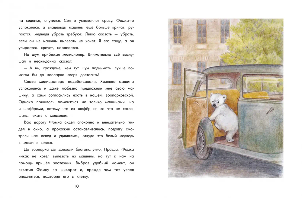 Фомка - белый медвежонок